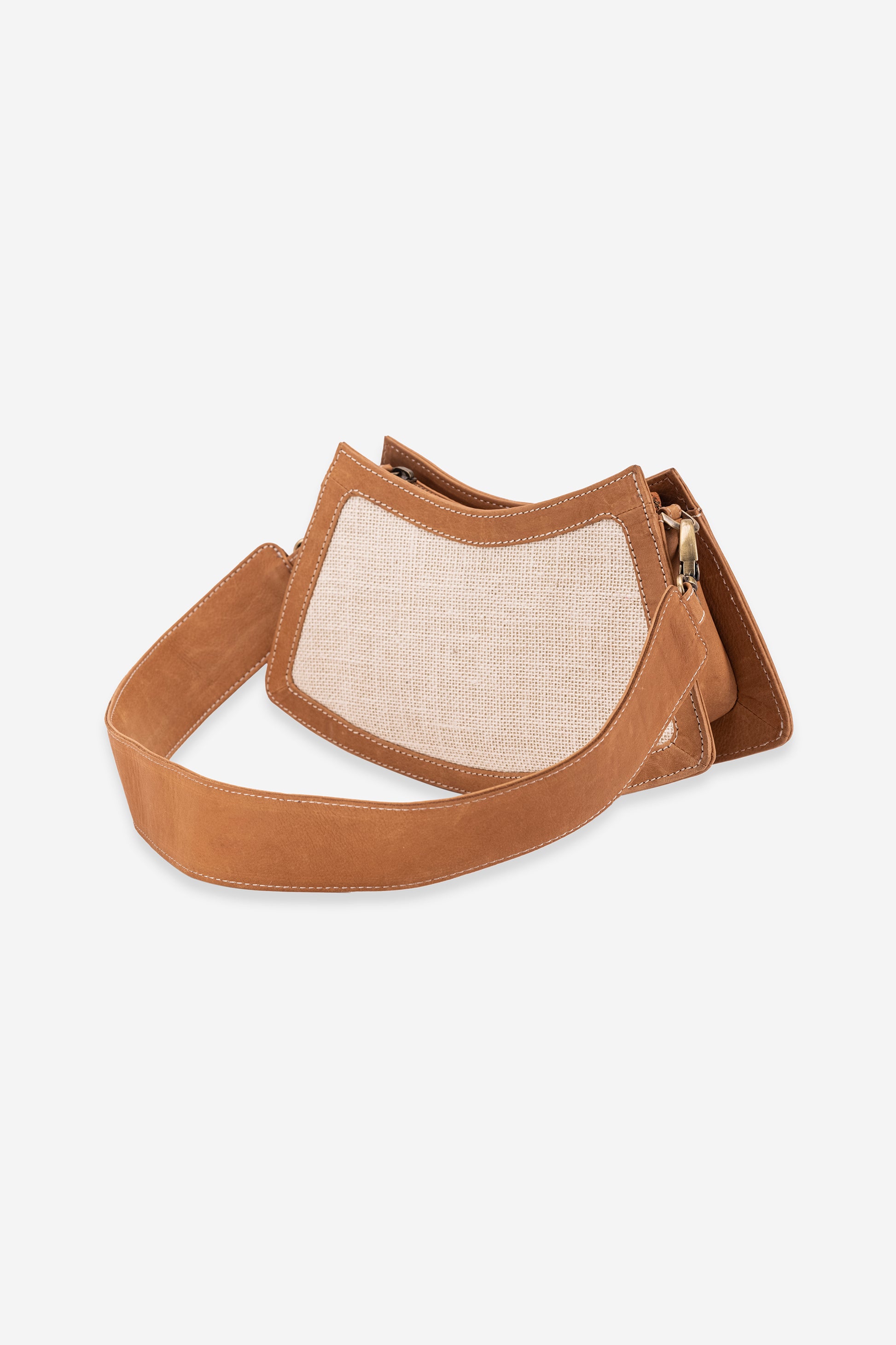 Abelardo Ella Tan-Ivory Shoulder Bag Abelardo de moda