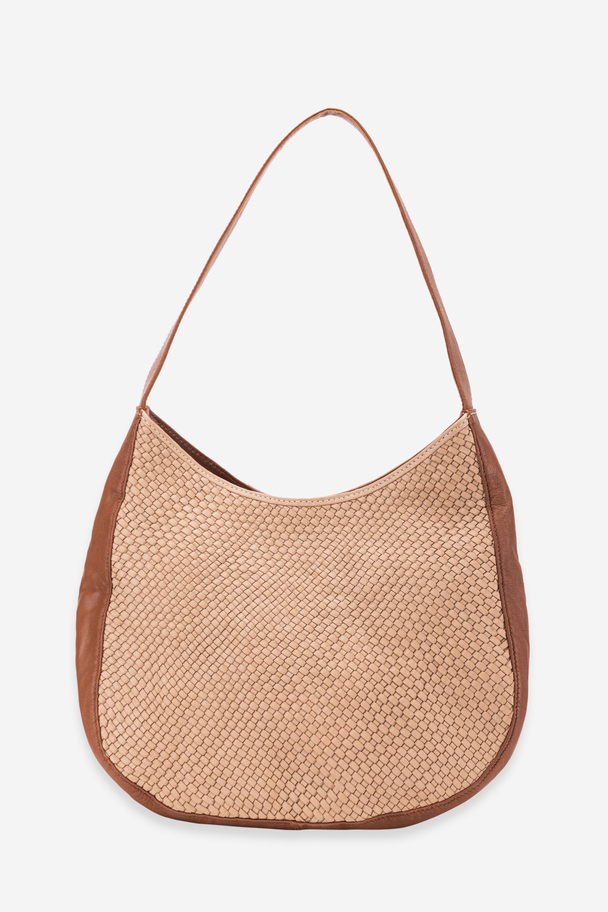 Abelardo Biyanka Beige/Tobacco Tote Bag Abelardo de moda