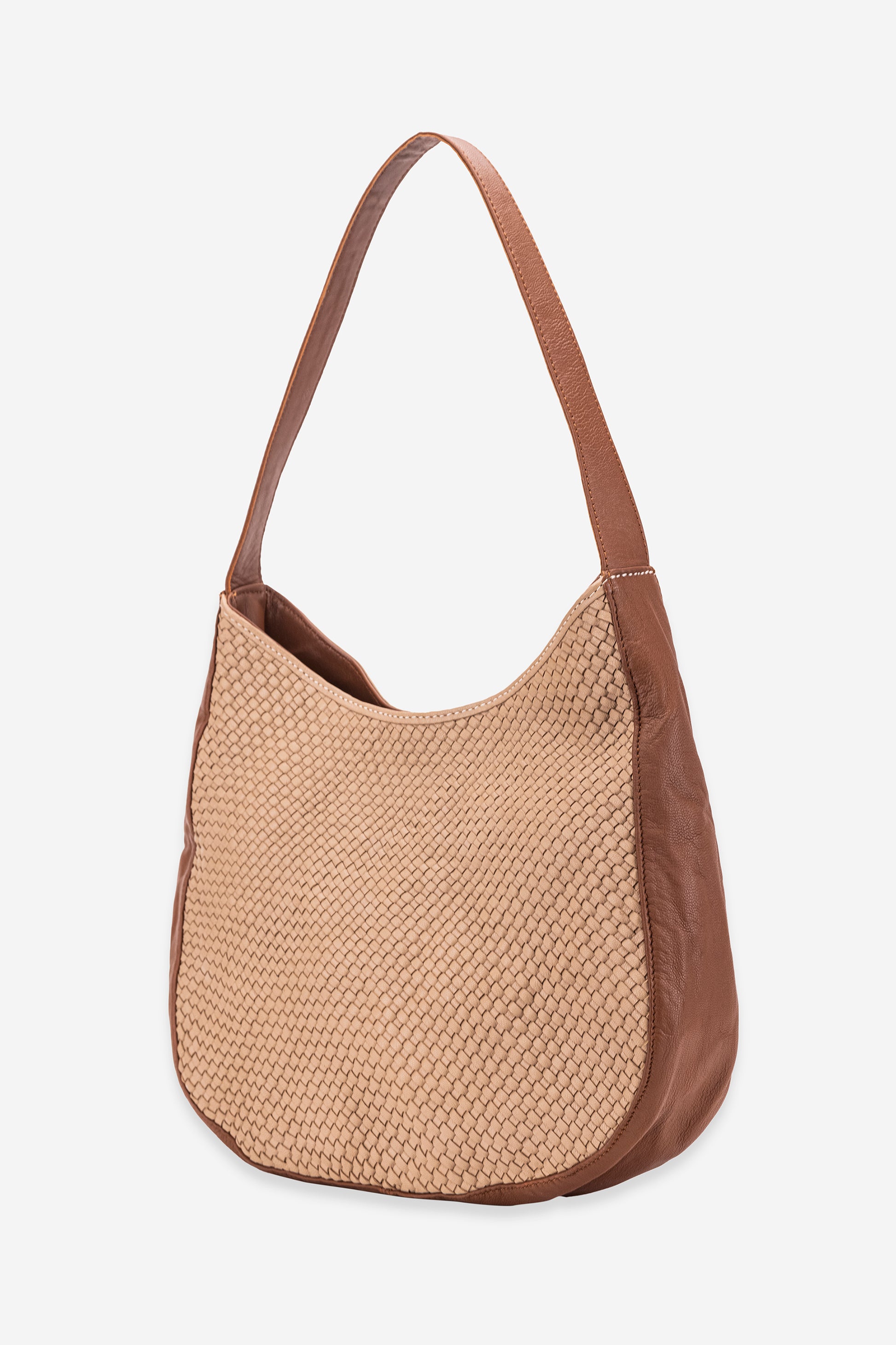 Abelardo Biyanka Beige/Tobacco Tote Bag Abelardo de moda