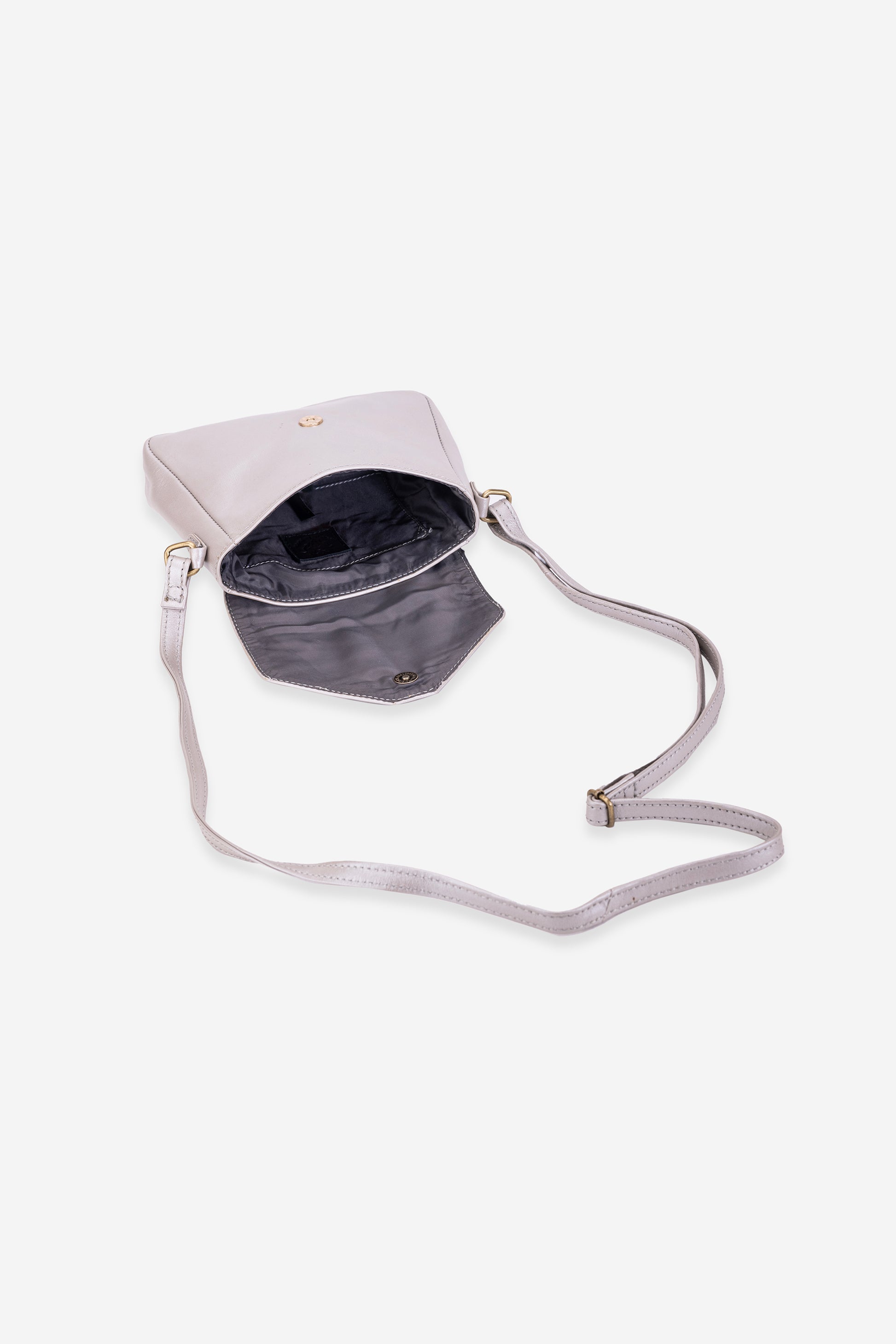 Abelardo Amy Silver Sling Bag ABELARDO DE MODA
