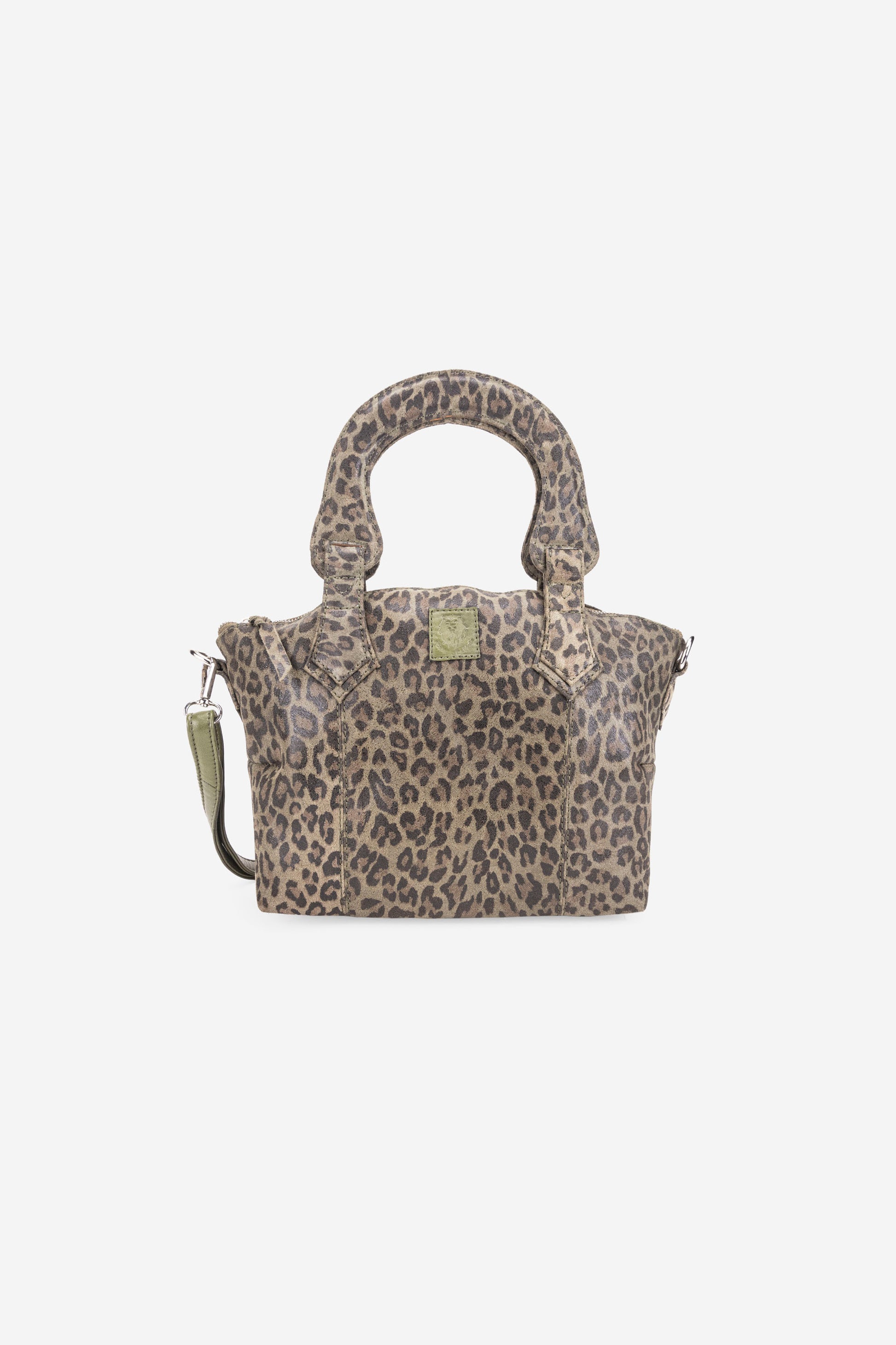 Abelardo Deluxity Green Snake Print Top-Handle Bag ABELARDO DE MODA
