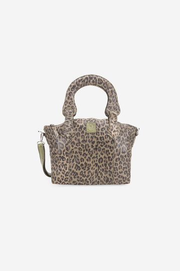Abelardo Deluxity Green Snake Print Top-Handle Bag ABELARDO DE MODA