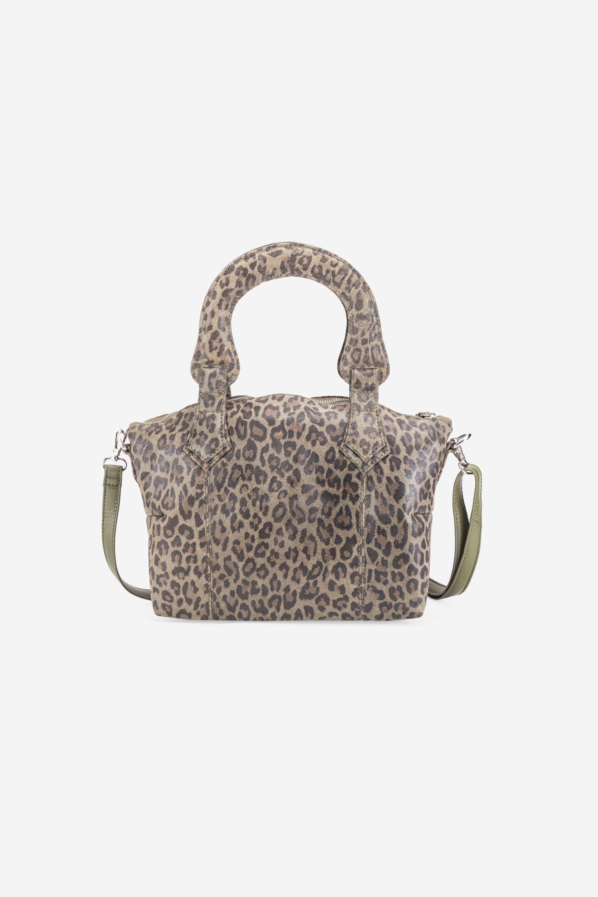 Abelardo Deluxity Green Snake Print Top-Handle Bag ABELARDO DE MODA