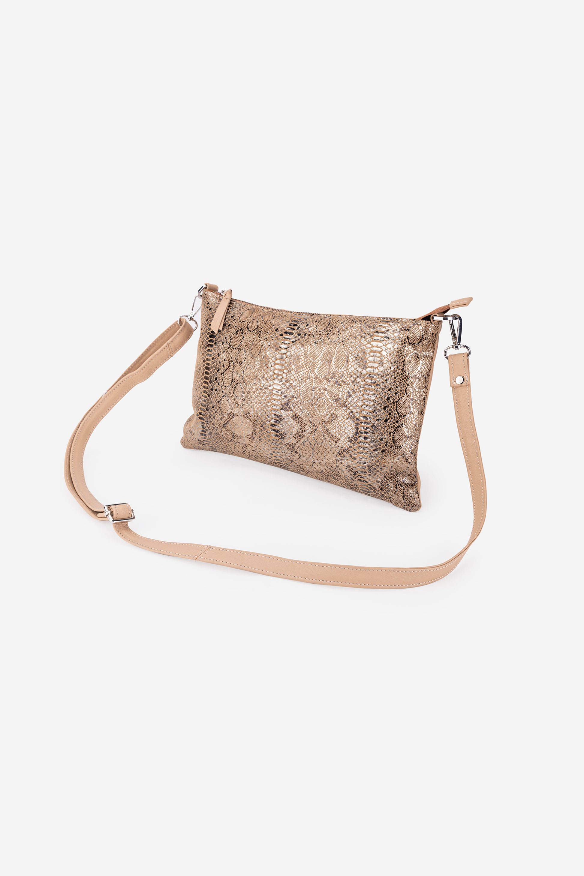 Abelardo Sharon Snake Print Shoulder Bag ABELARDO DE MODA