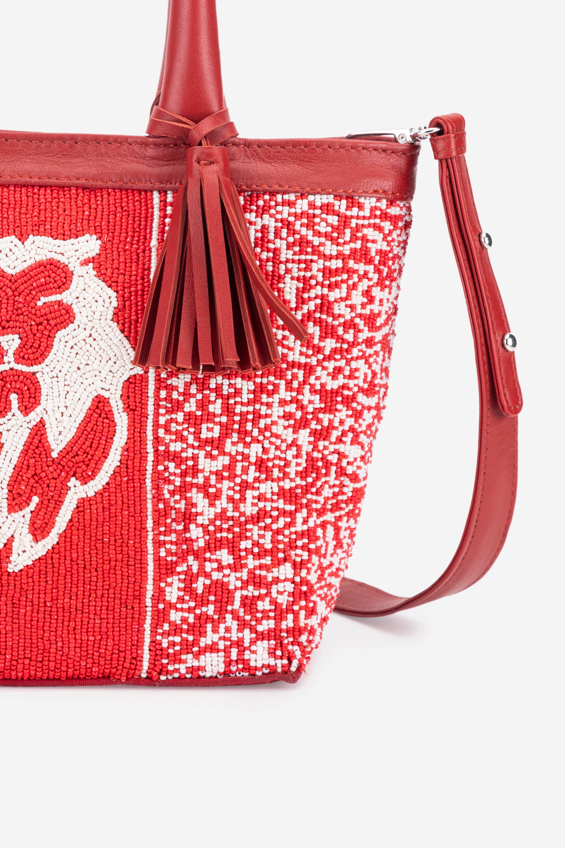 ECO-CONSCIOUS HELEN RED HANDBAG ABELARDO DE MODA