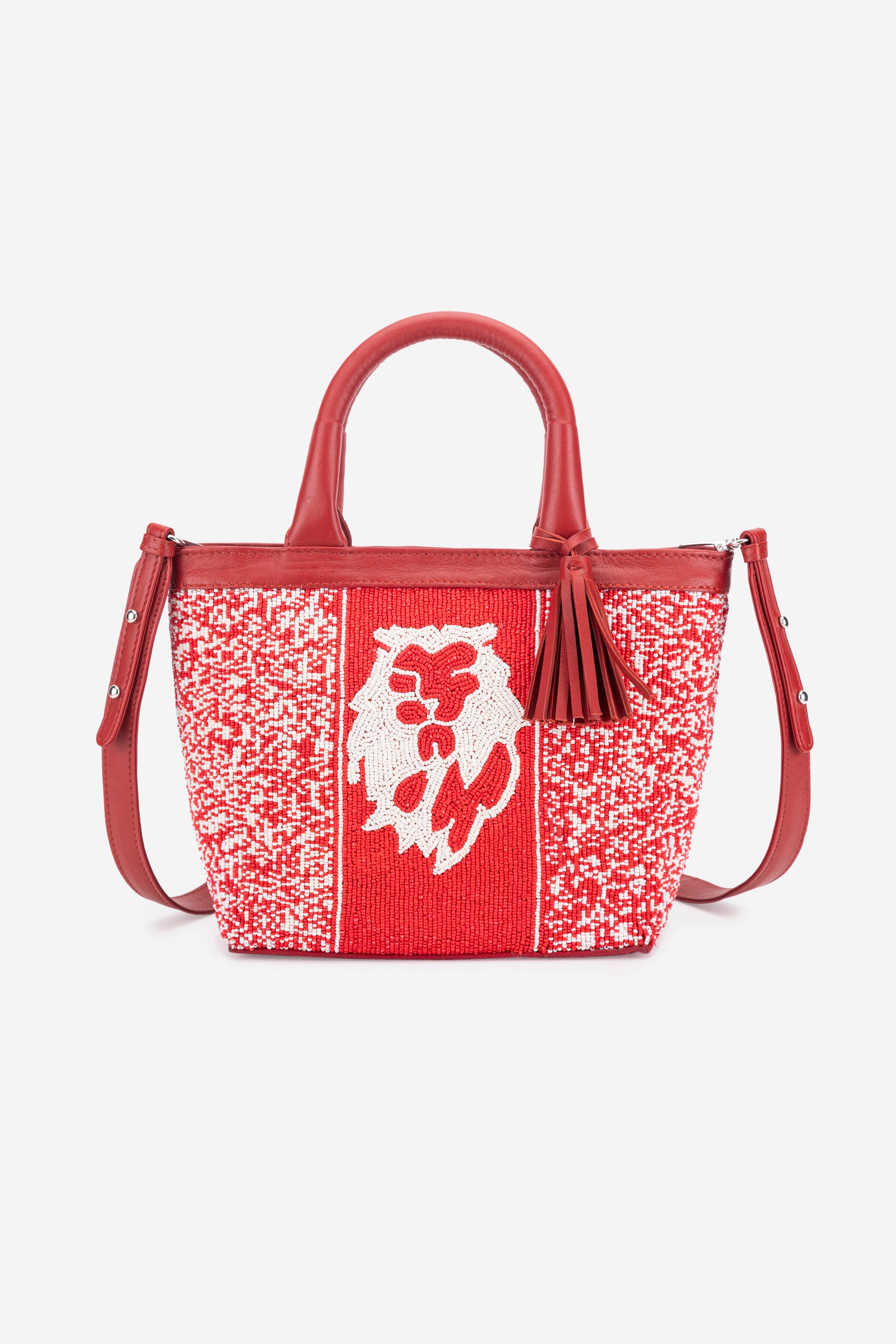 ECO-CONSCIOUS HELEN RED HANDBAG ABELARDO DE MODA