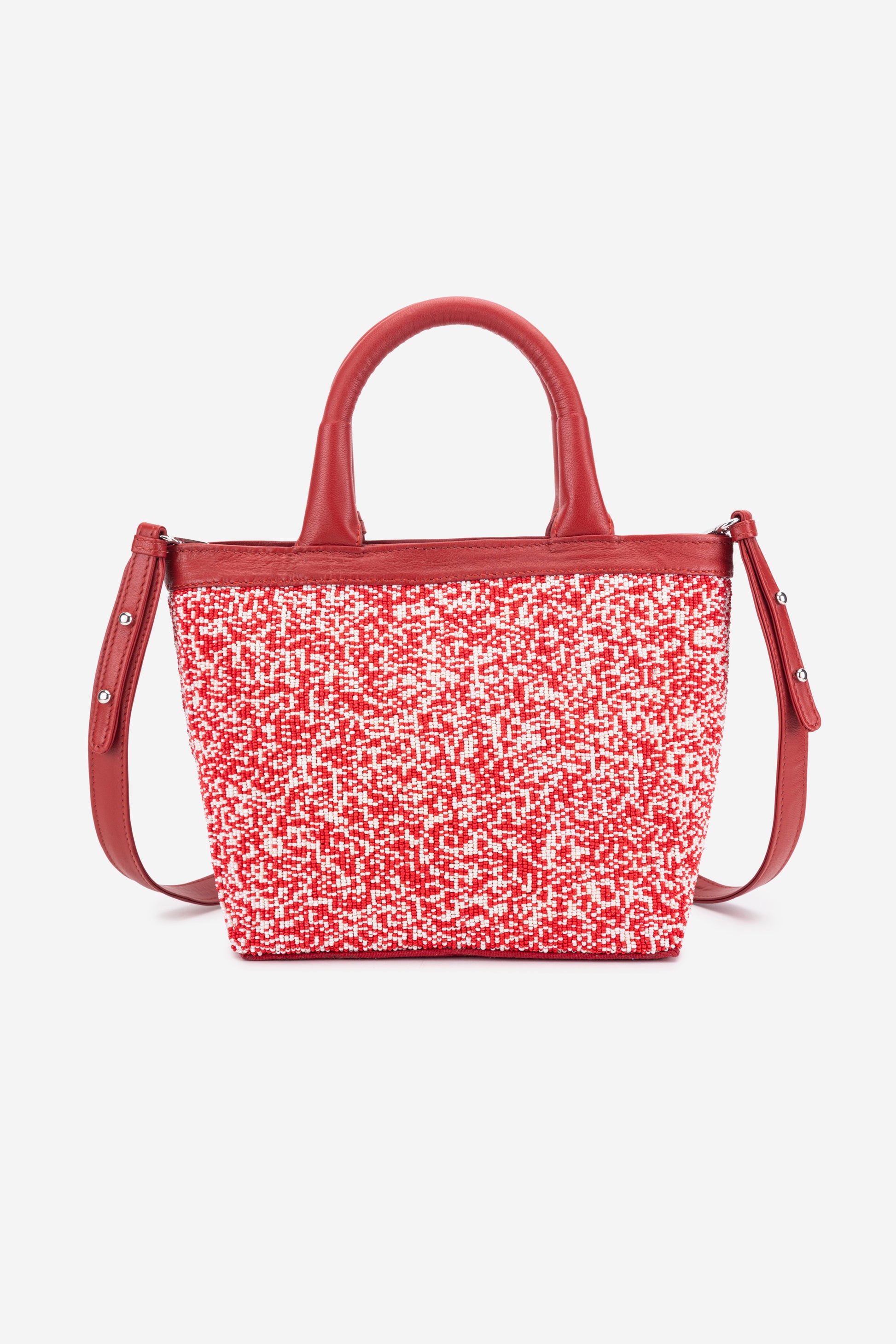 ECO-CONSCIOUS HELEN RED HANDBAG ABELARDO DE MODA