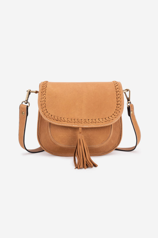 ABELARDO MIA GOLDEN BROWN SLING BAG ABELARDO DE MODA
