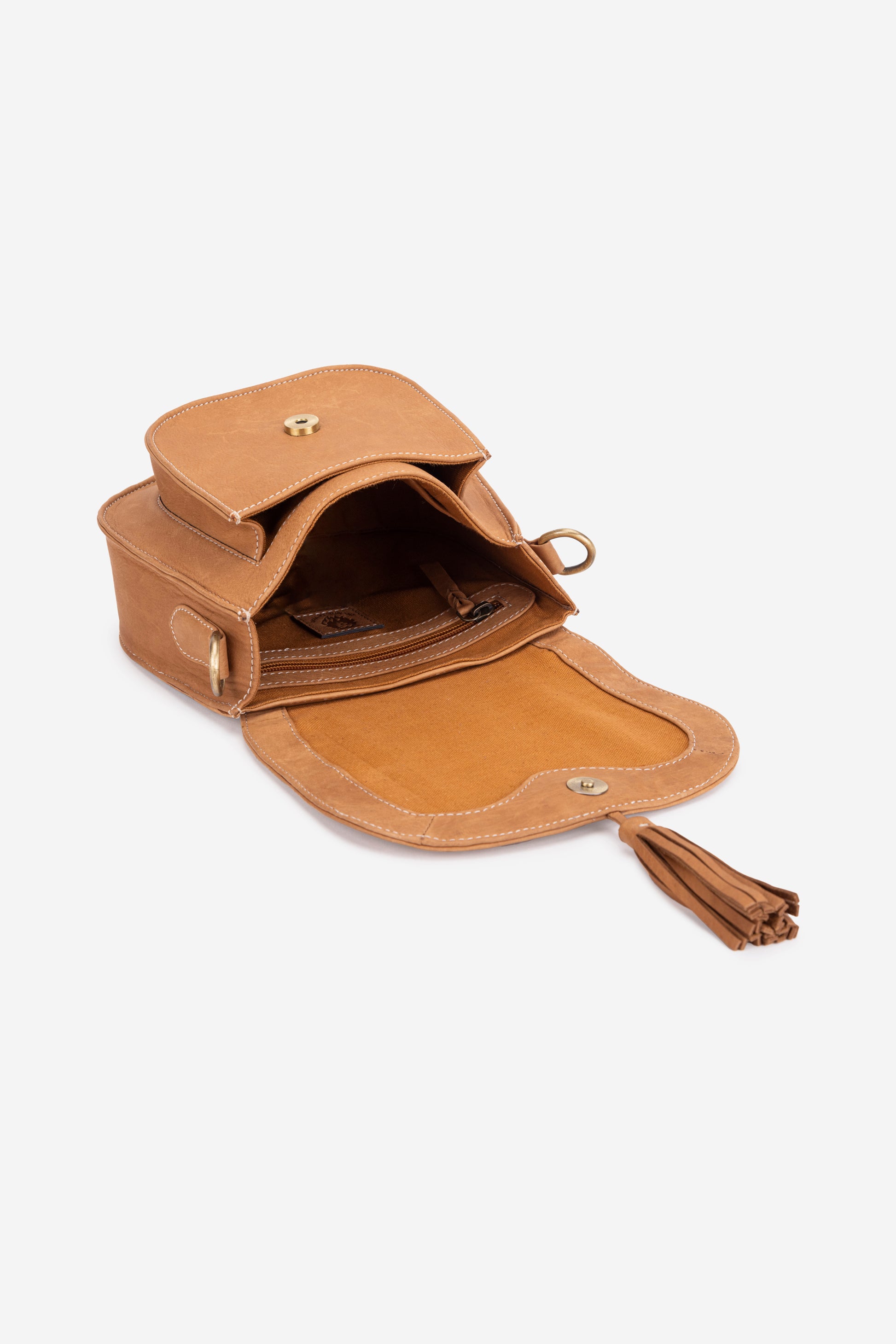 ABELARDO MIA GOLDEN BROWN SLING BAG ABELARDO DE MODA