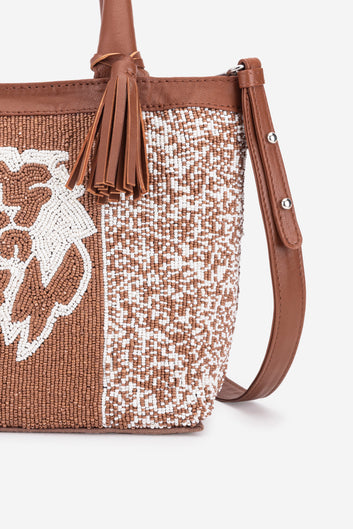 ECO-CONSCIOUS HELEN BROWN HANDBAG ABELARDO DE MODA