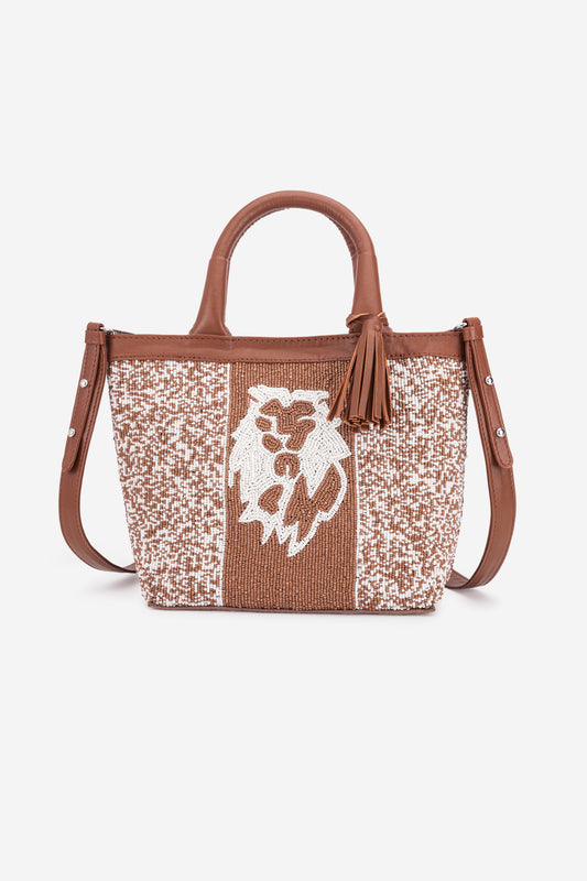 ECO-CONSCIOUS HELEN BROWN HANDBAG ABELARDO DE MODA