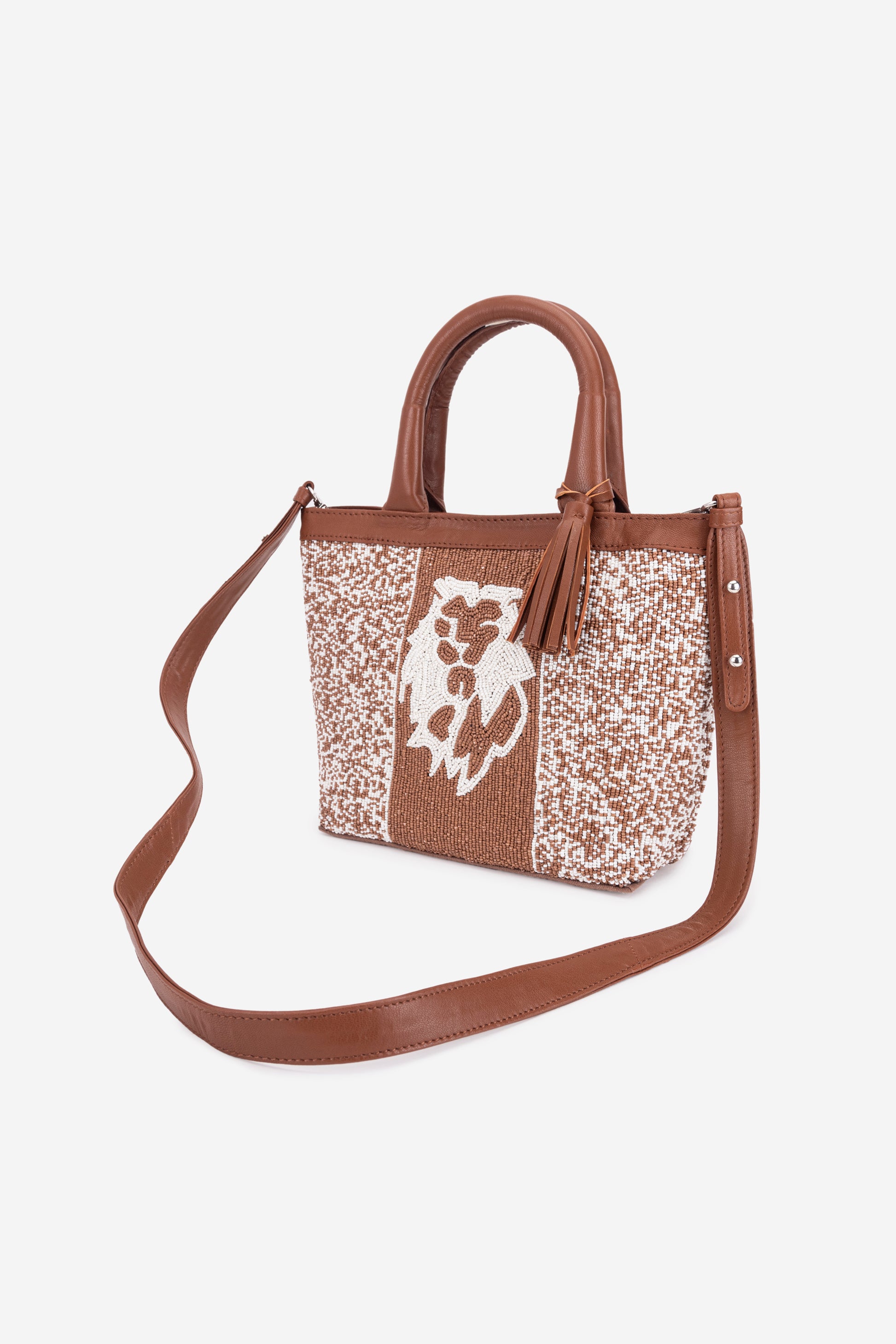 ECO-CONSCIOUS HELEN BROWN HANDBAG ABELARDO DE MODA