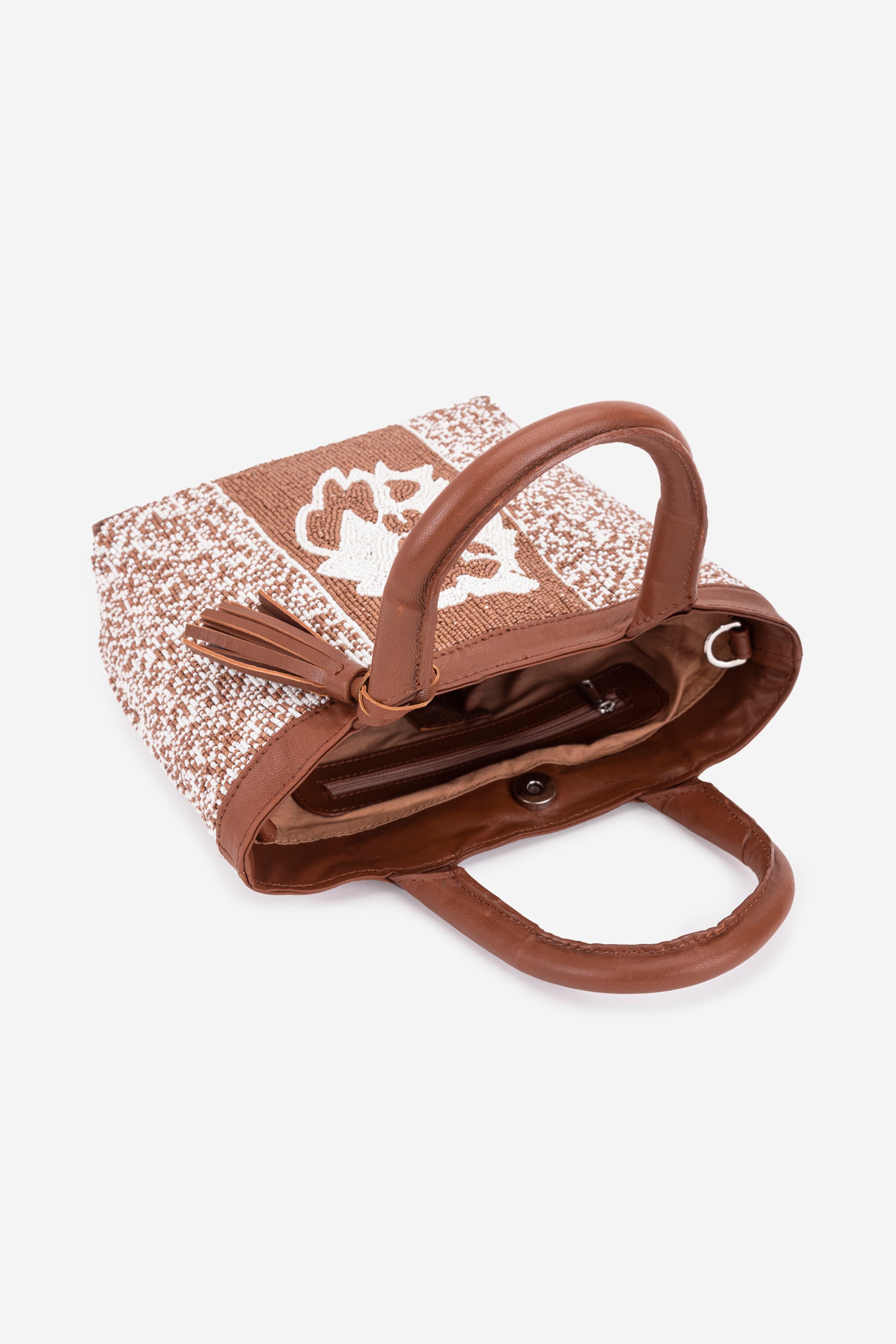 ECO-CONSCIOUS HELEN BROWN HANDBAG ABELARDO DE MODA