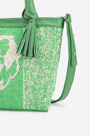 ECO-CONSCIOUS HELEN GREEN HANDBAG ABELARDO DE MODA