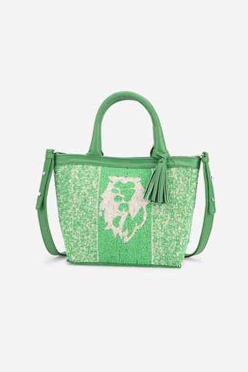 ECO-CONSCIOUS HELEN GREEN HANDBAG ABELARDO DE MODA