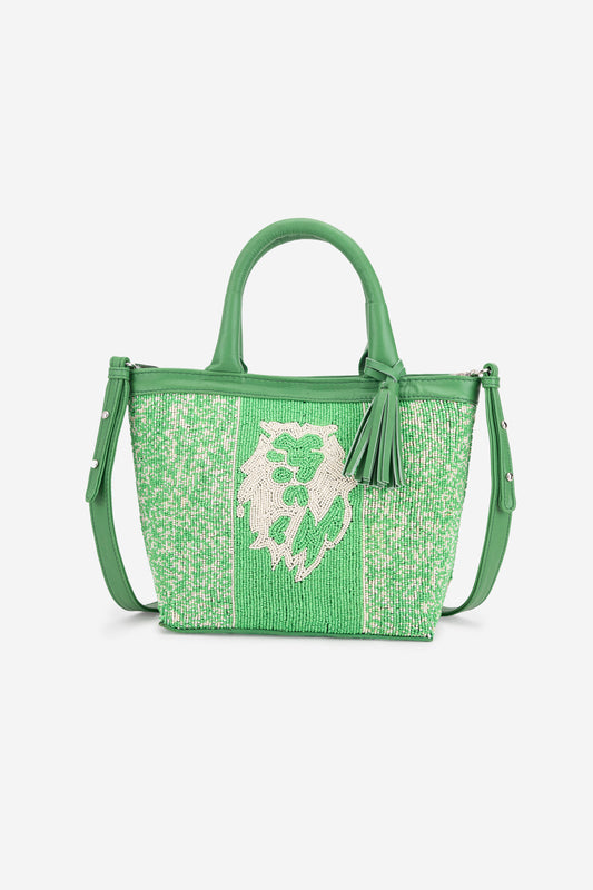 ECO-CONSCIOUS HELEN GREEN HANDBAG ABELARDO DE MODA