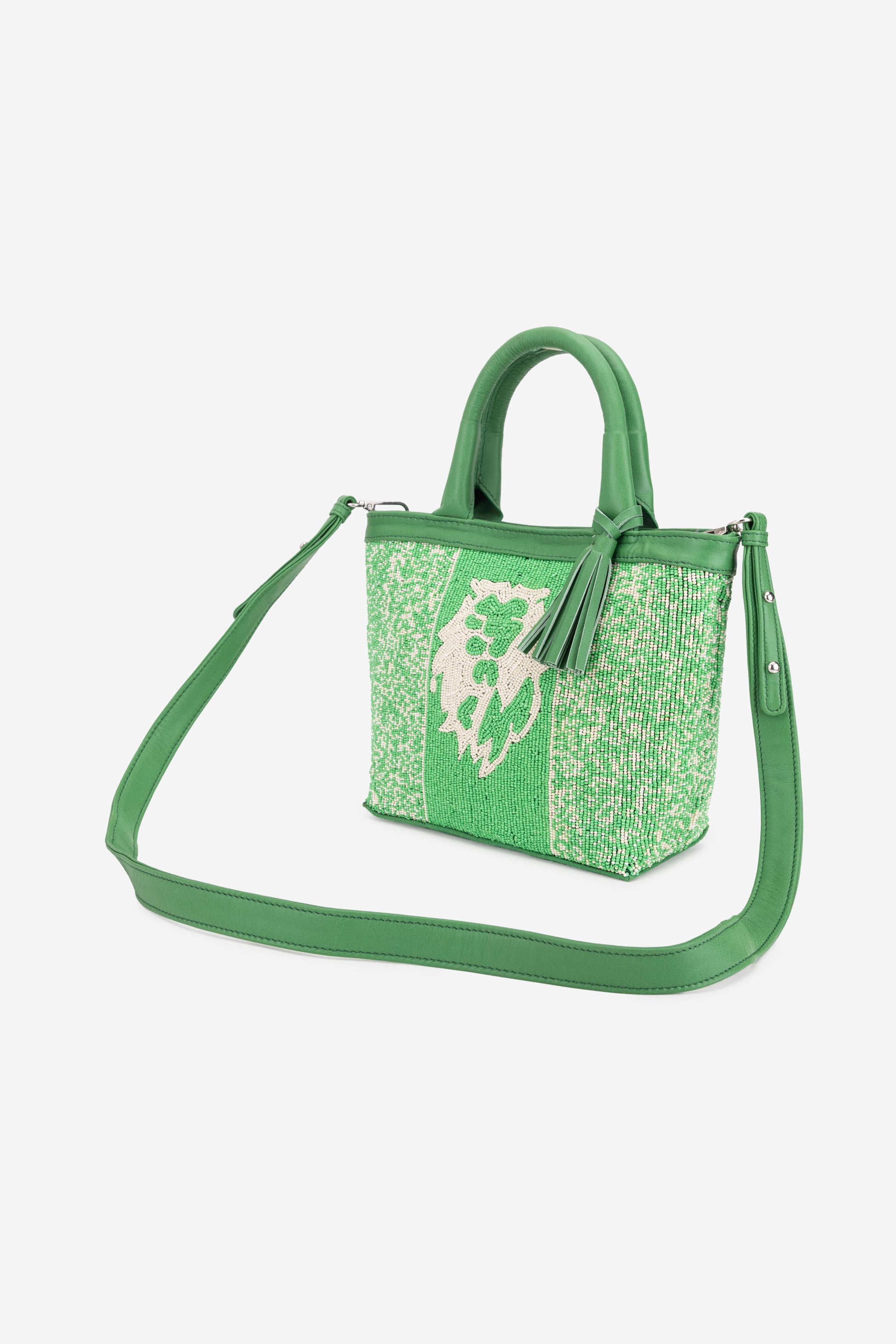 ECO-CONSCIOUS HELEN GREEN HANDBAG ABELARDO DE MODA