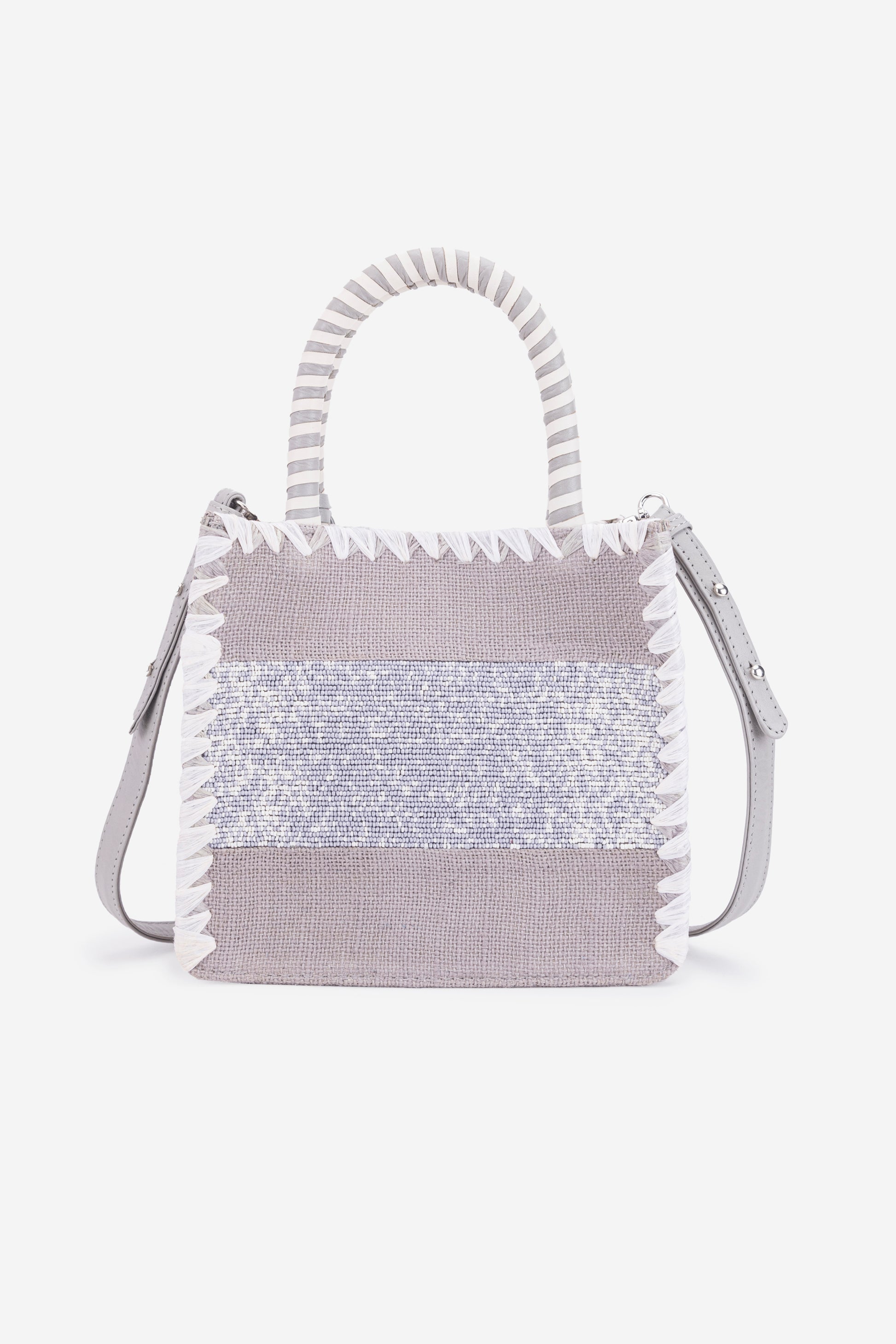 ECO-CONSCIOUS ARIES GRAY HANDBAG ABELARDO DE MODA