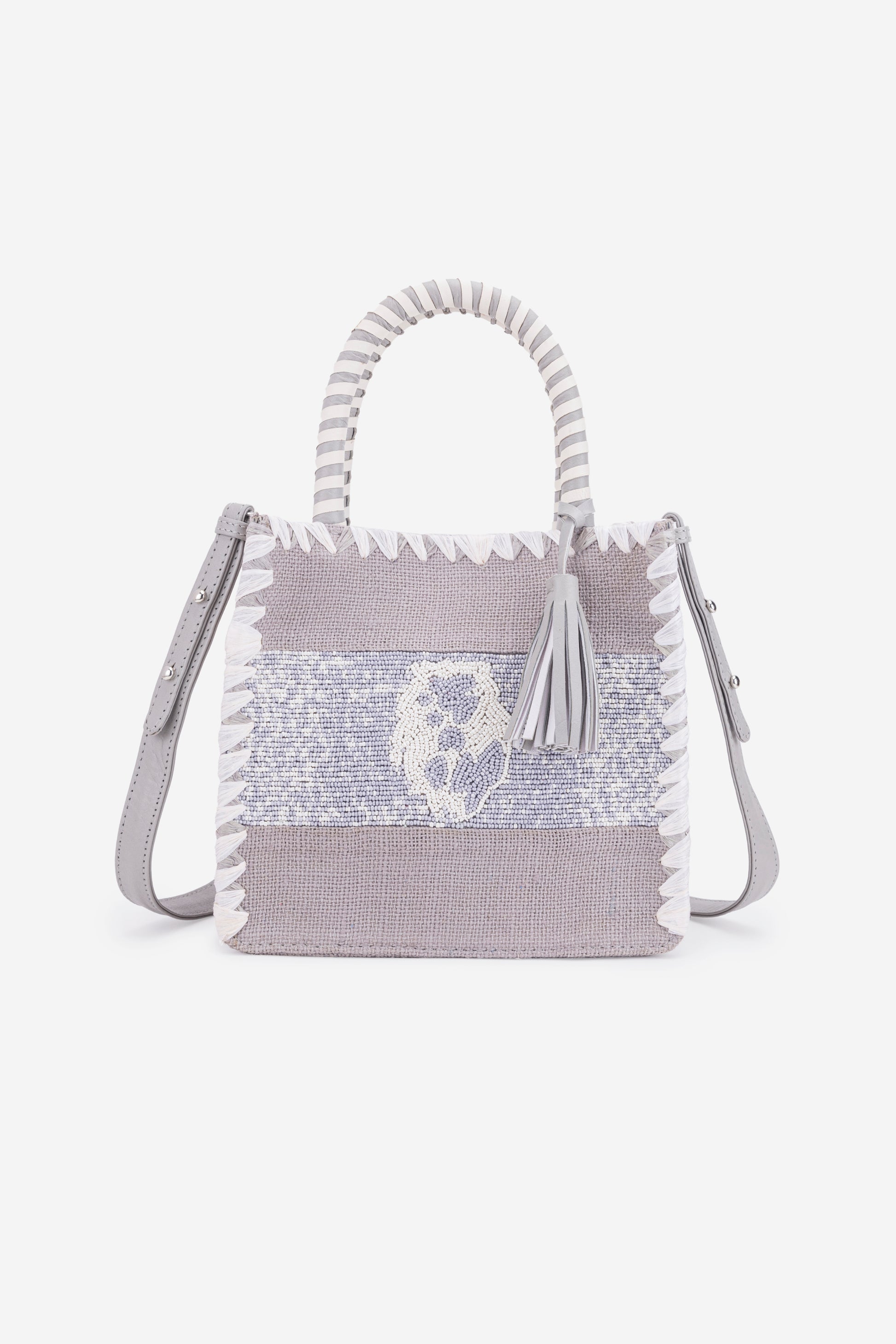 ECO-CONSCIOUS ARIES GRAY HANDBAG ABELARDO DE MODA