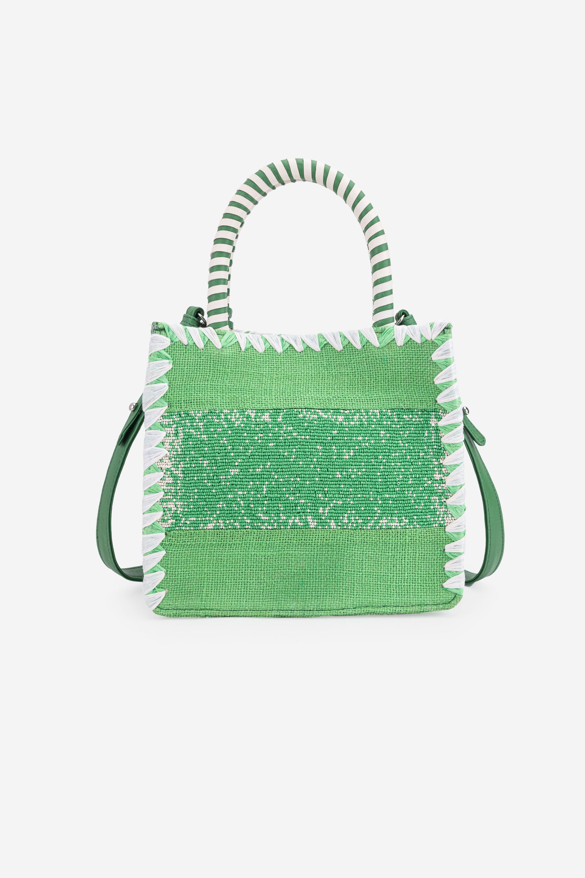 ECO-CONSCIOUS ARIES GREEN HANDBAG ABELARDO DE MODA
