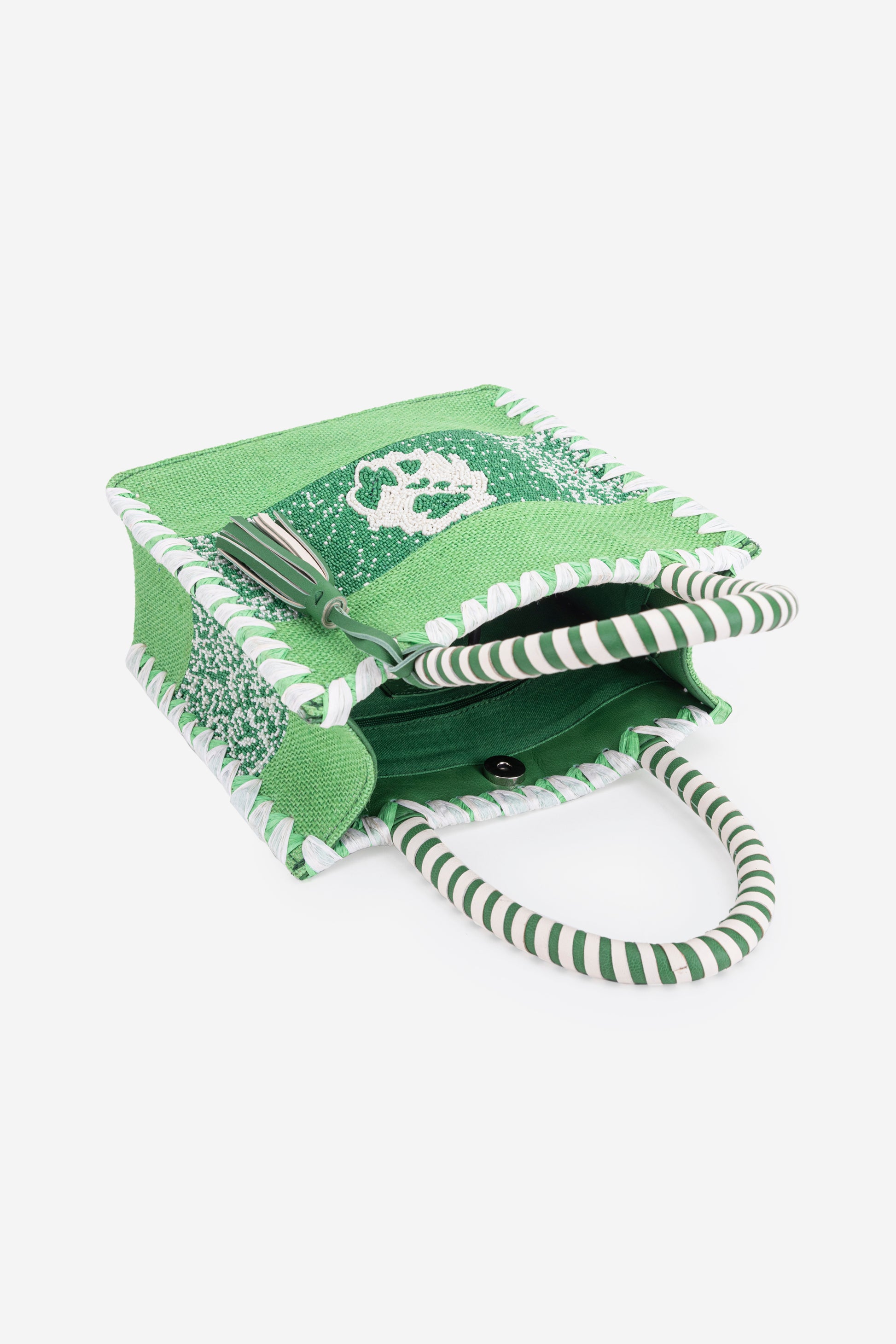 ECO-CONSCIOUS ARIES GREEN HANDBAG ABELARDO DE MODA