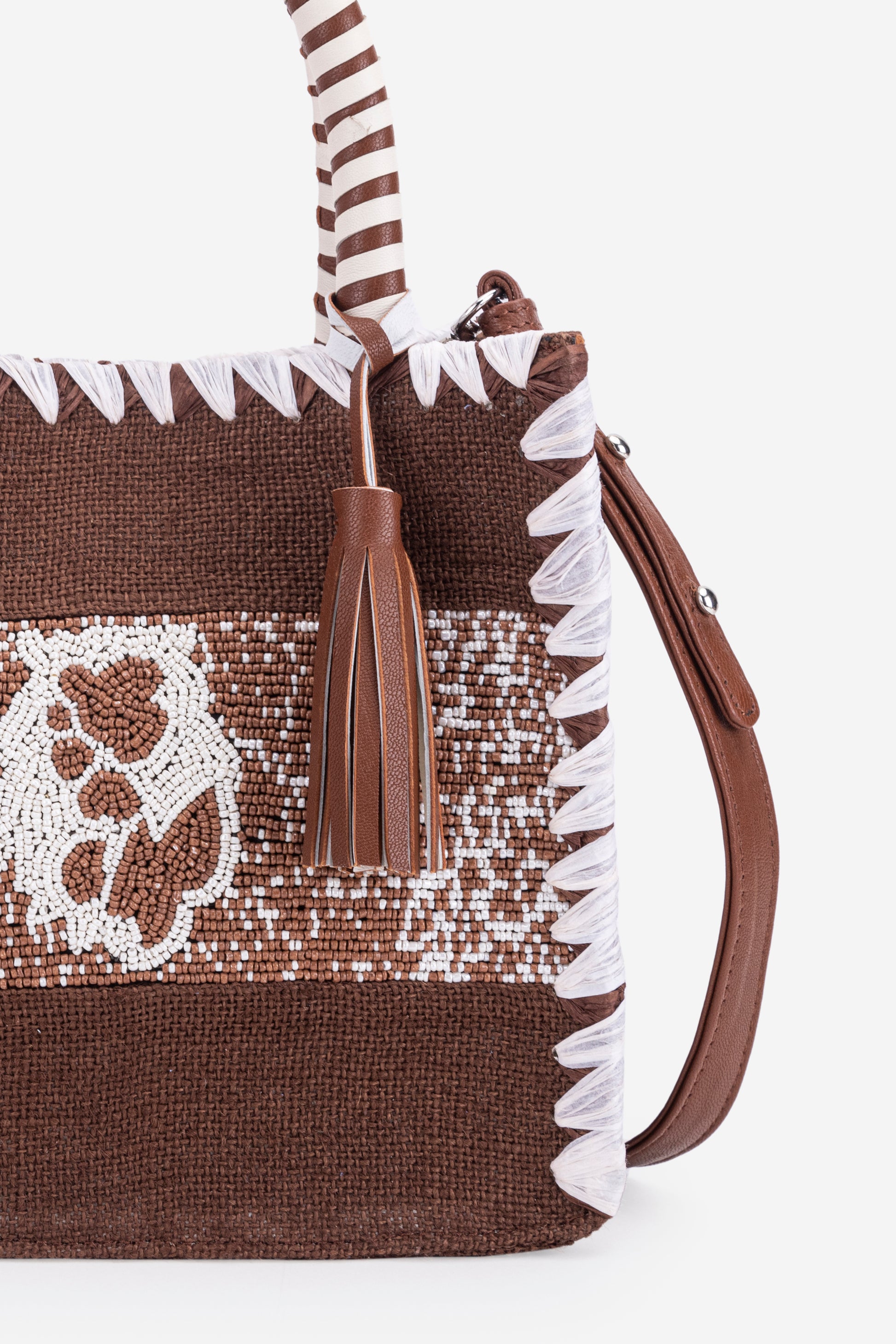 ECO-CONSCIOUS ARIES BROWN HANDBAG ABELARDO DE MODA