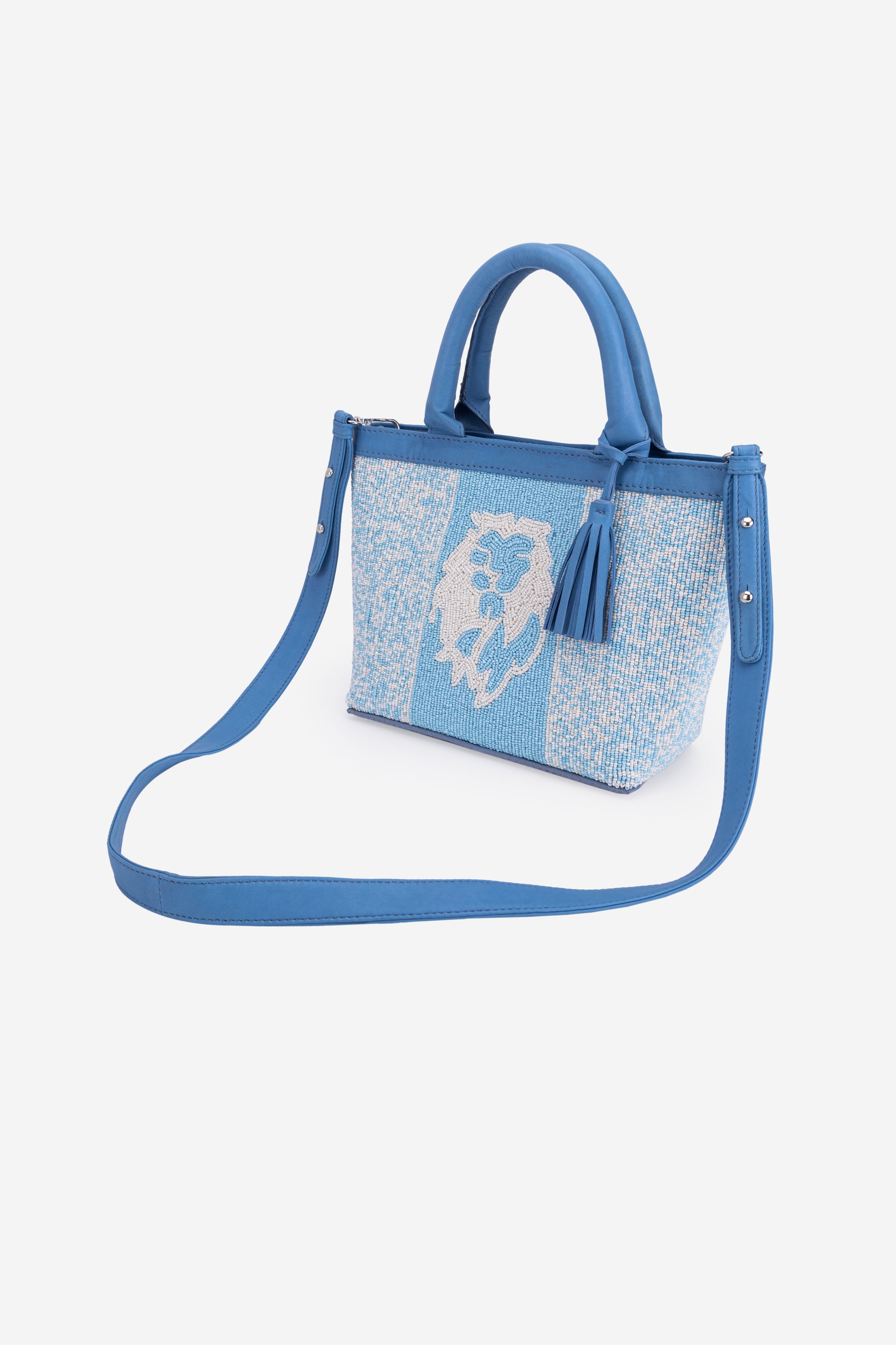 ECO-CONSCIOUS HELEN SKY BLUE HANDBAD ABELARDO DE MODA