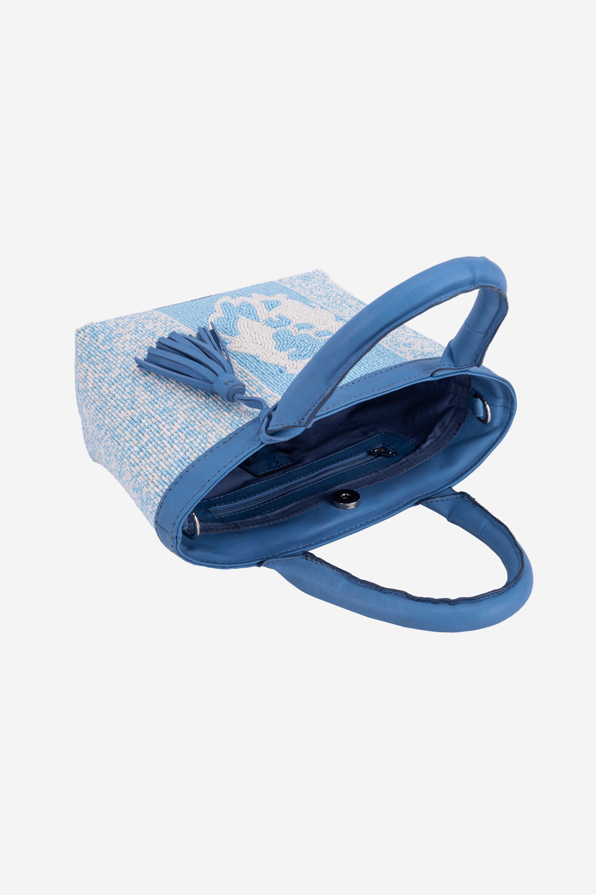 ECO-CONSCIOUS HELEN SKY BLUE HANDBAD ABELARDO DE MODA