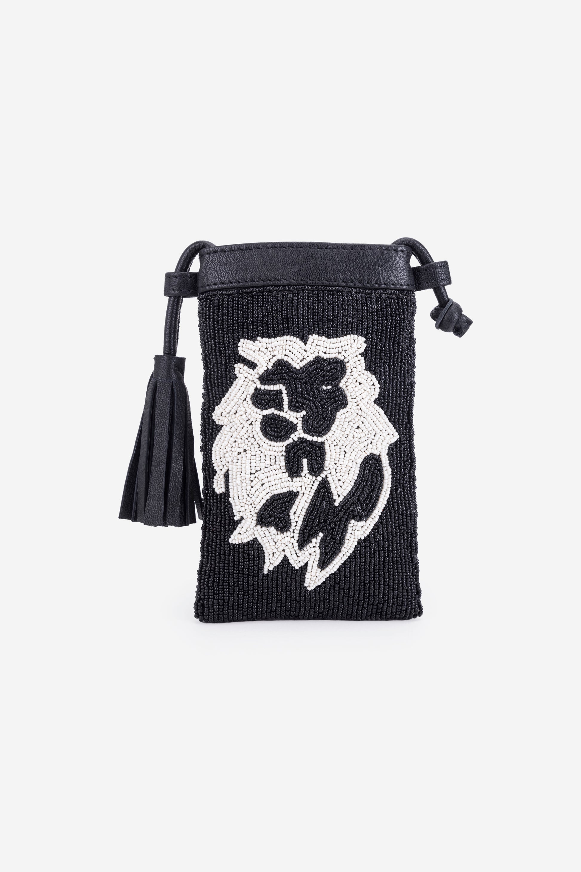 ECO-CONSCIOUS ELISA BLACK/WHITE SLIND BAG ABELARDO DE MODA