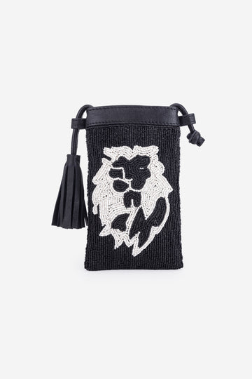 ECO-CONSCIOUS ELISA BLACK/WHITE SLIND BAG ABELARDO DE MODA