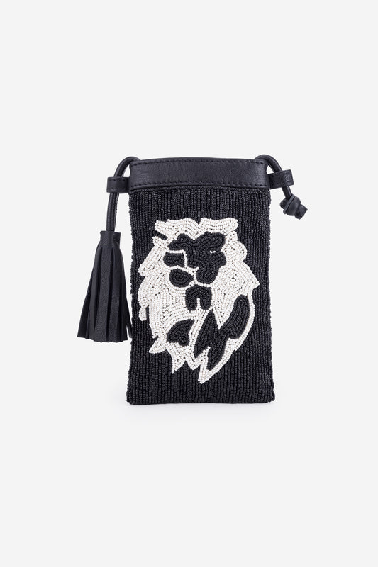 ECO-CONSCIOUS ELISA BLACK/WHITE SLIND BAG ABELARDO DE MODA
