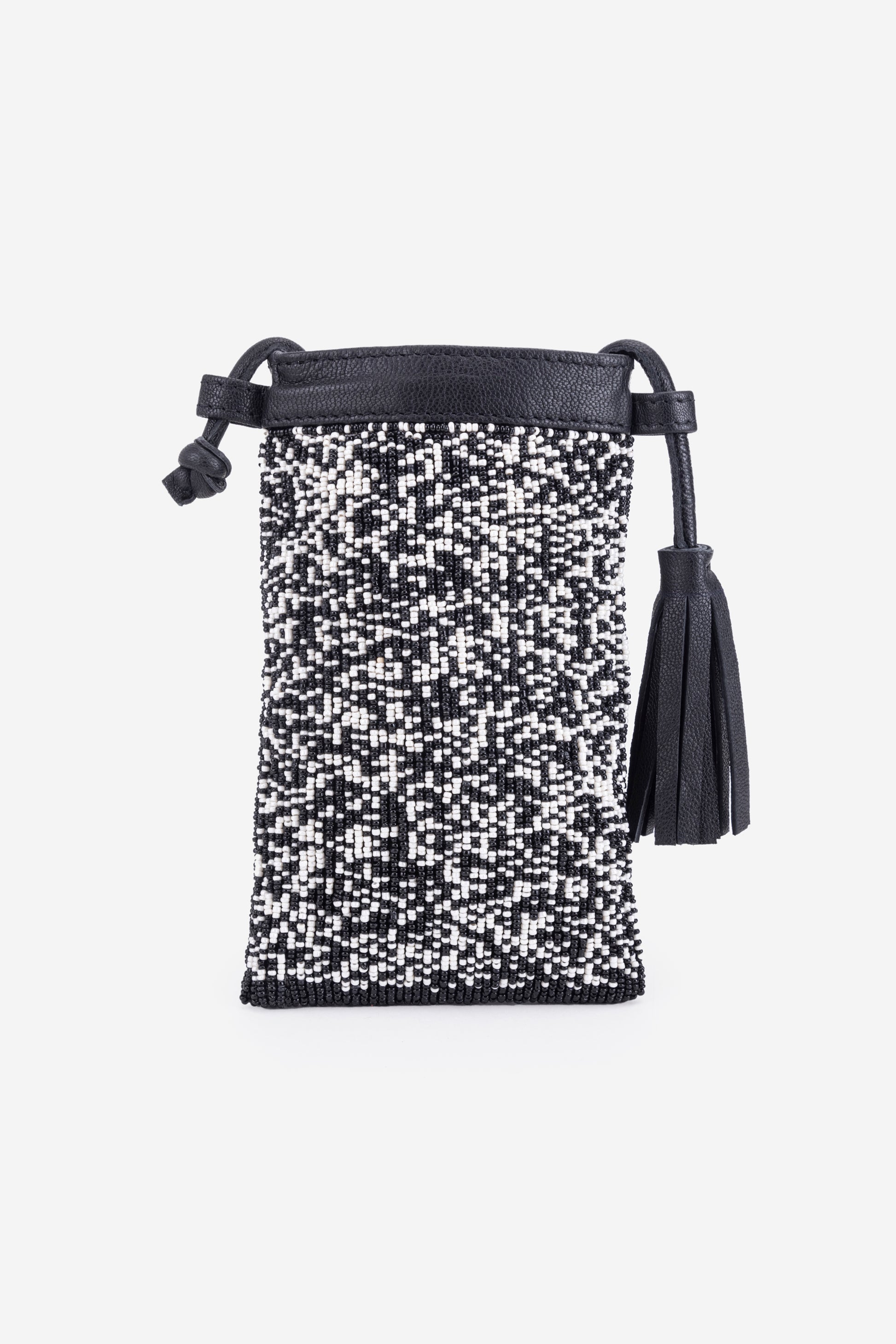 ECO-CONSCIOUS ELISA BLACK/WHITE SLIND BAG ABELARDO DE MODA