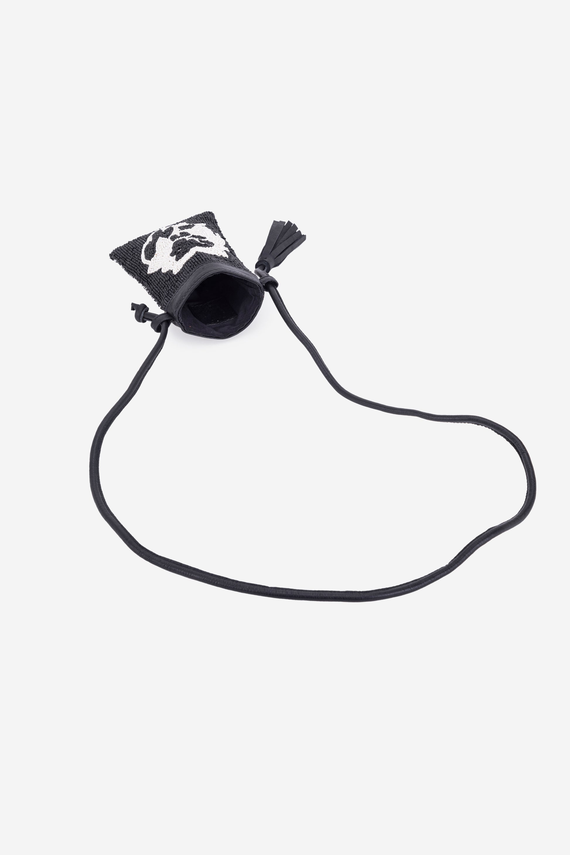 ECO-CONSCIOUS ELISA BLACK/WHITE SLIND BAG ABELARDO DE MODA