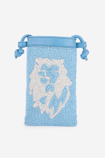 ECO-CONSCIOUS ELISA BLUE/WHITE SLING BAG ABELARDO DE MODA