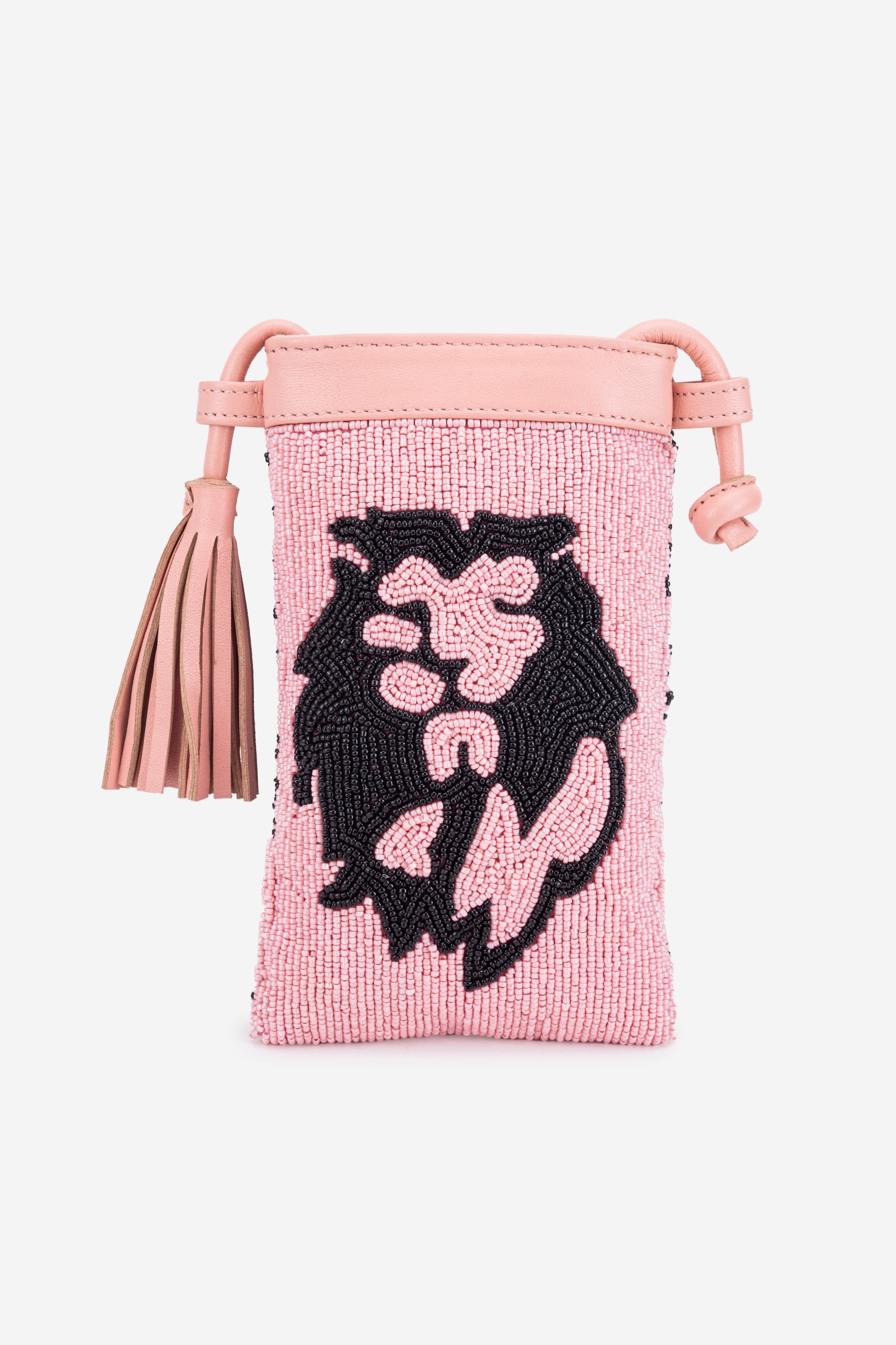 ECO-CONSCIOUS ELISA ROSE/BLACK SLING BAG ABELARDO DE MODA