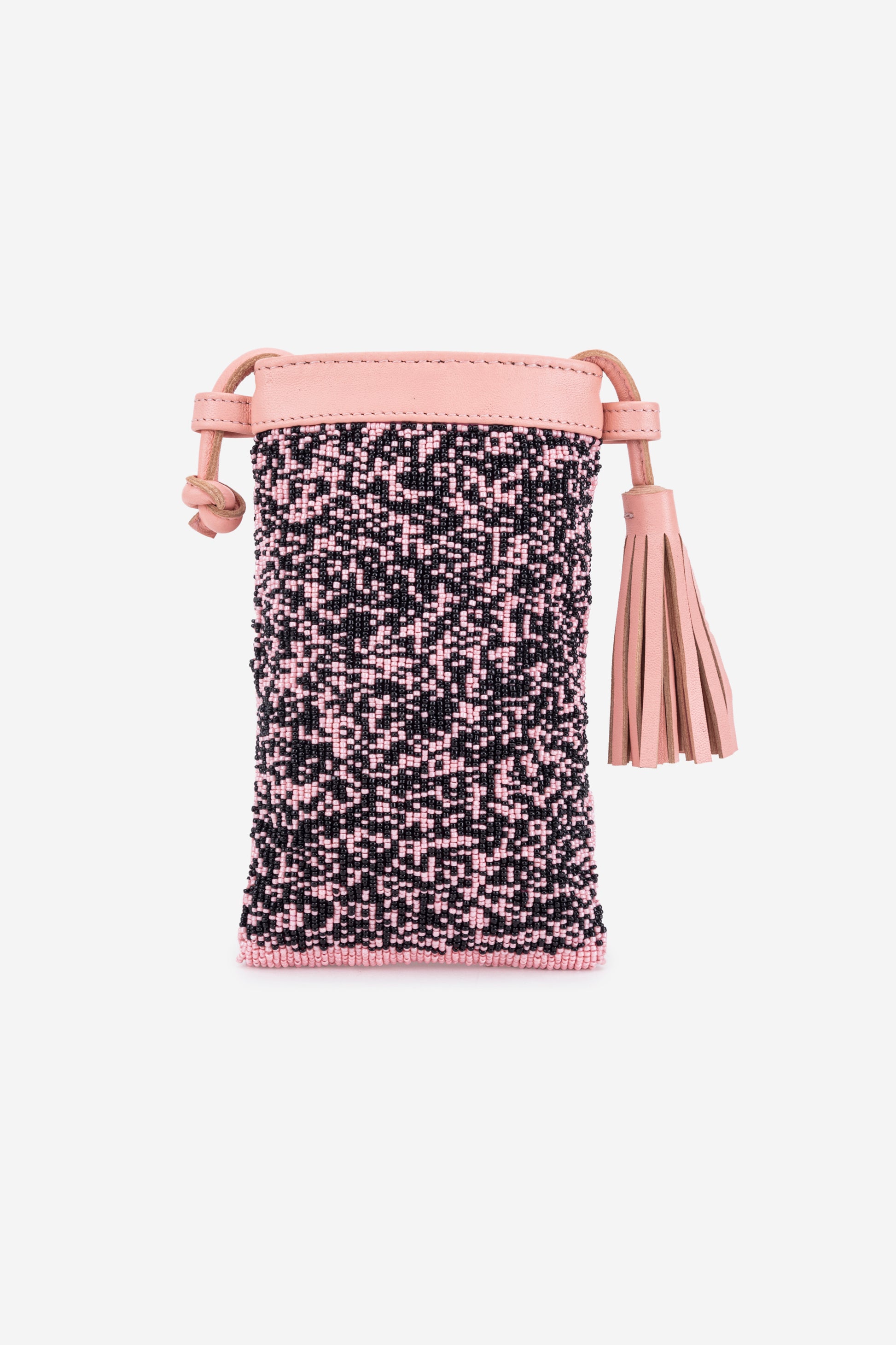 ECO-CONSCIOUS ELISA ROSE/BLACK SLING BAG ABELARDO DE MODA