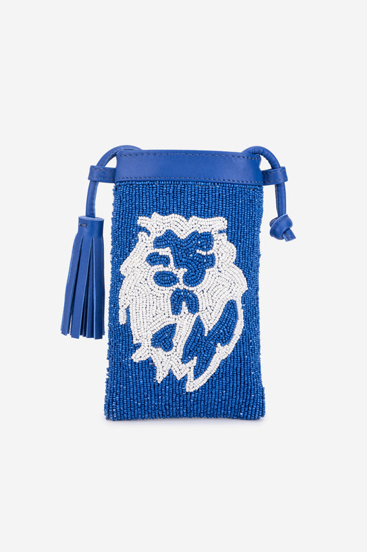 ECO-CONSCIOUS ELISA BLUE/WHITE SLING BAG ABELARDO DE MODA