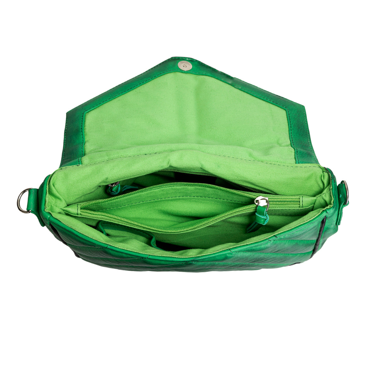 Abelardo Stella Green Sling Bag ABELARDO DE MODA