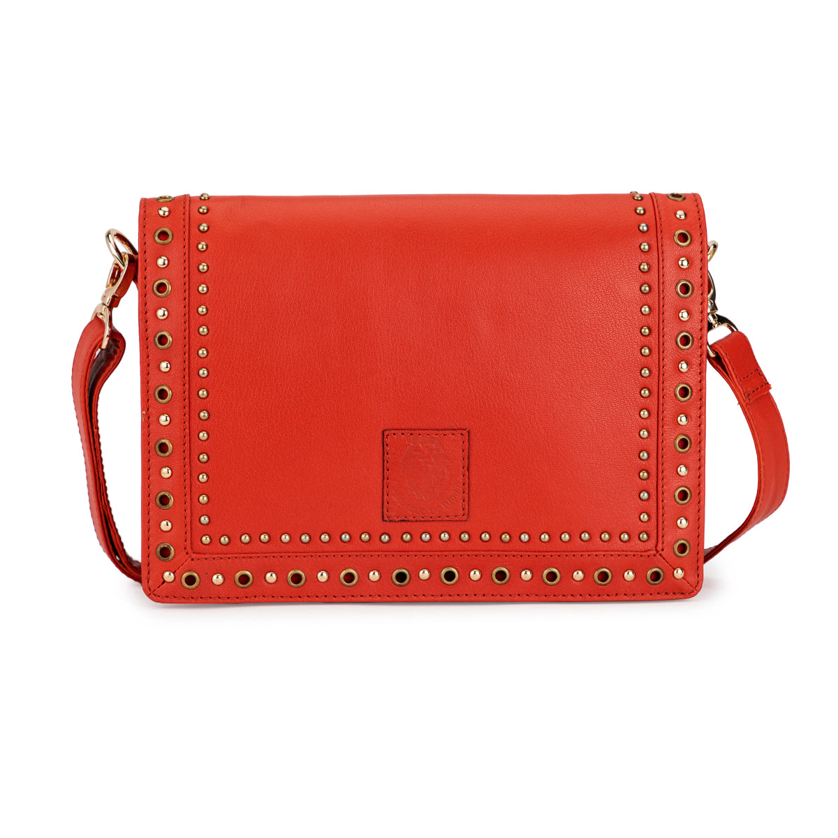 Abelardo Urban Red Sling Bag With Detachable Strap ABELARDO DE MODA
