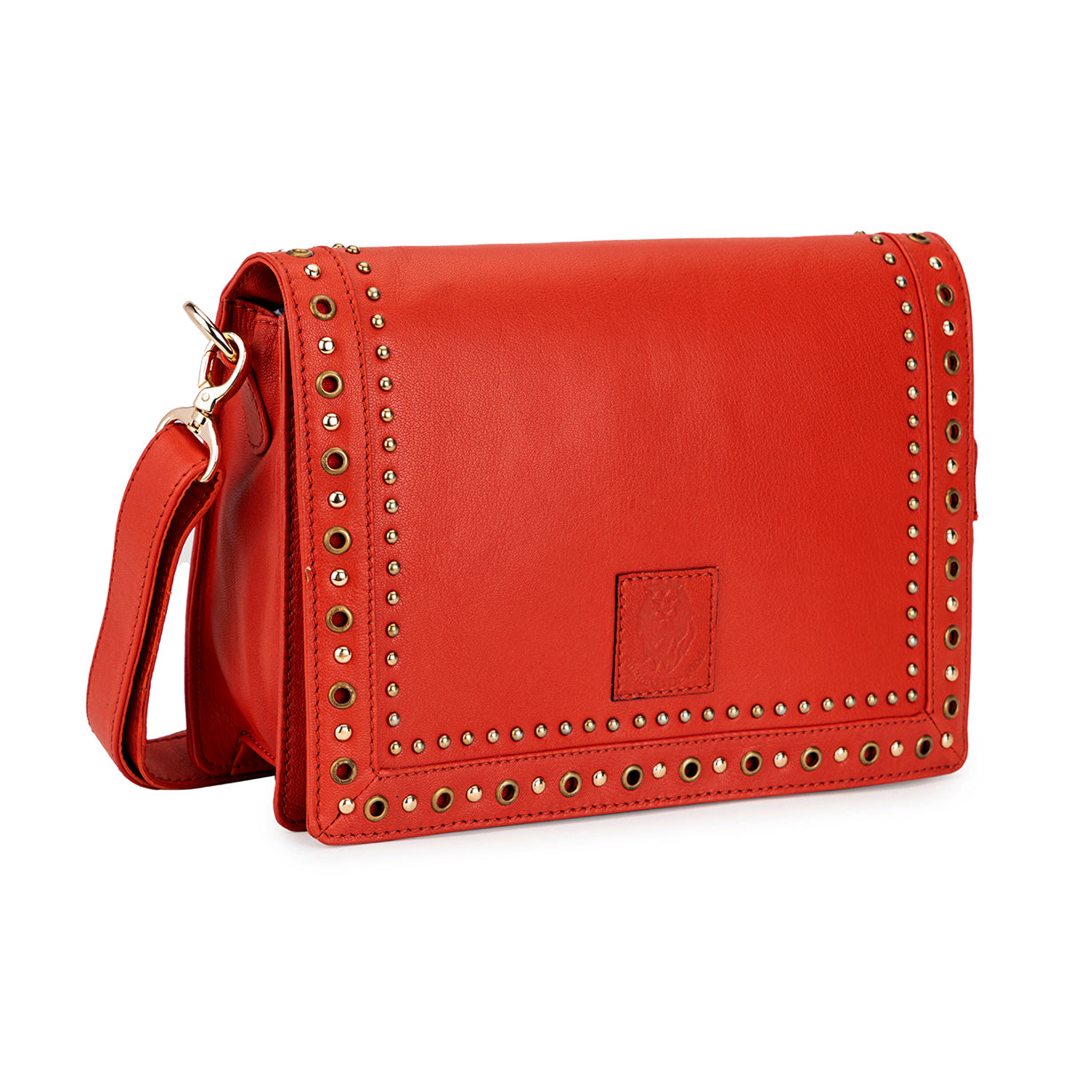 Abelardo Urban Red Sling Bag With Detachable Strap ABELARDO DE MODA