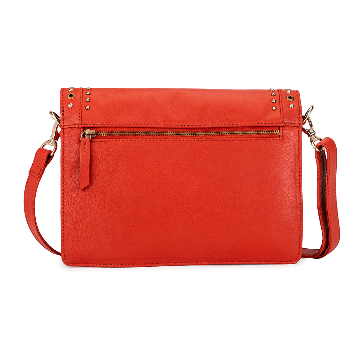 Abelardo Urban Red Sling Bag With Detachable Strap ABELARDO DE MODA