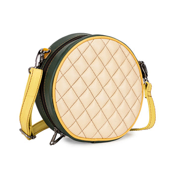 Abelardo Emily Cream/Black Sling Bag ABELARDO DE MODA