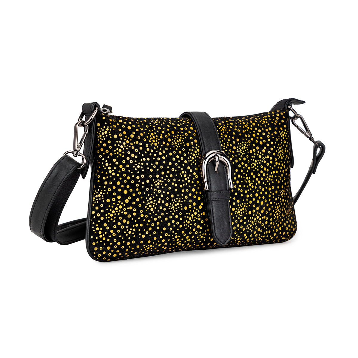 Abelardo Cassandra Black Shoulder Bag ABELARDO DE MODA