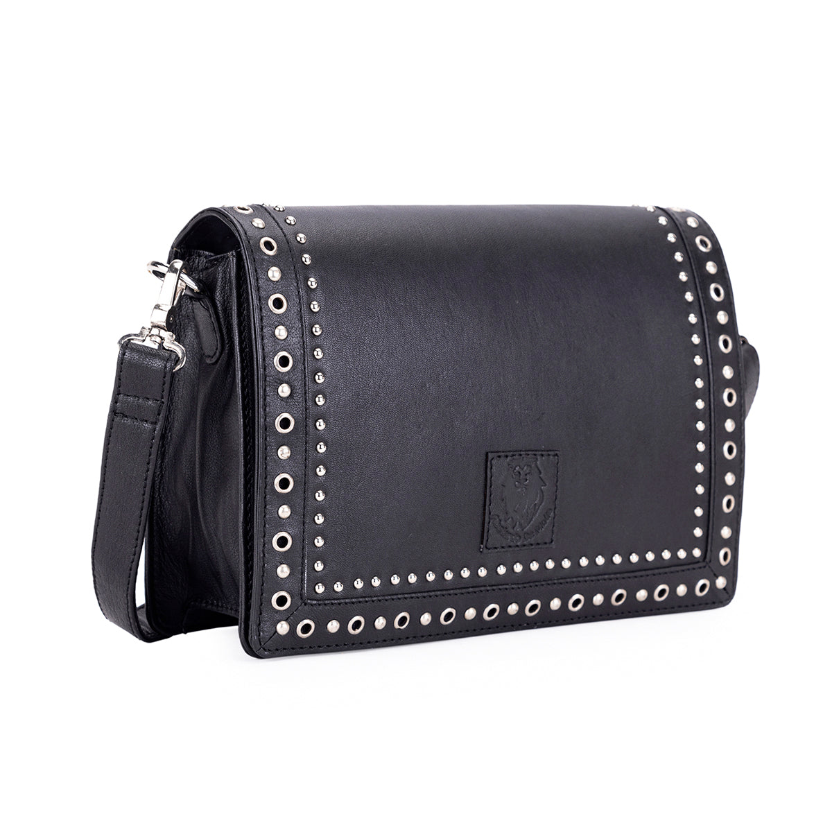 Abelardo Urban Black Sling Bag With Detachable Strap ABELARDO DE MODA
