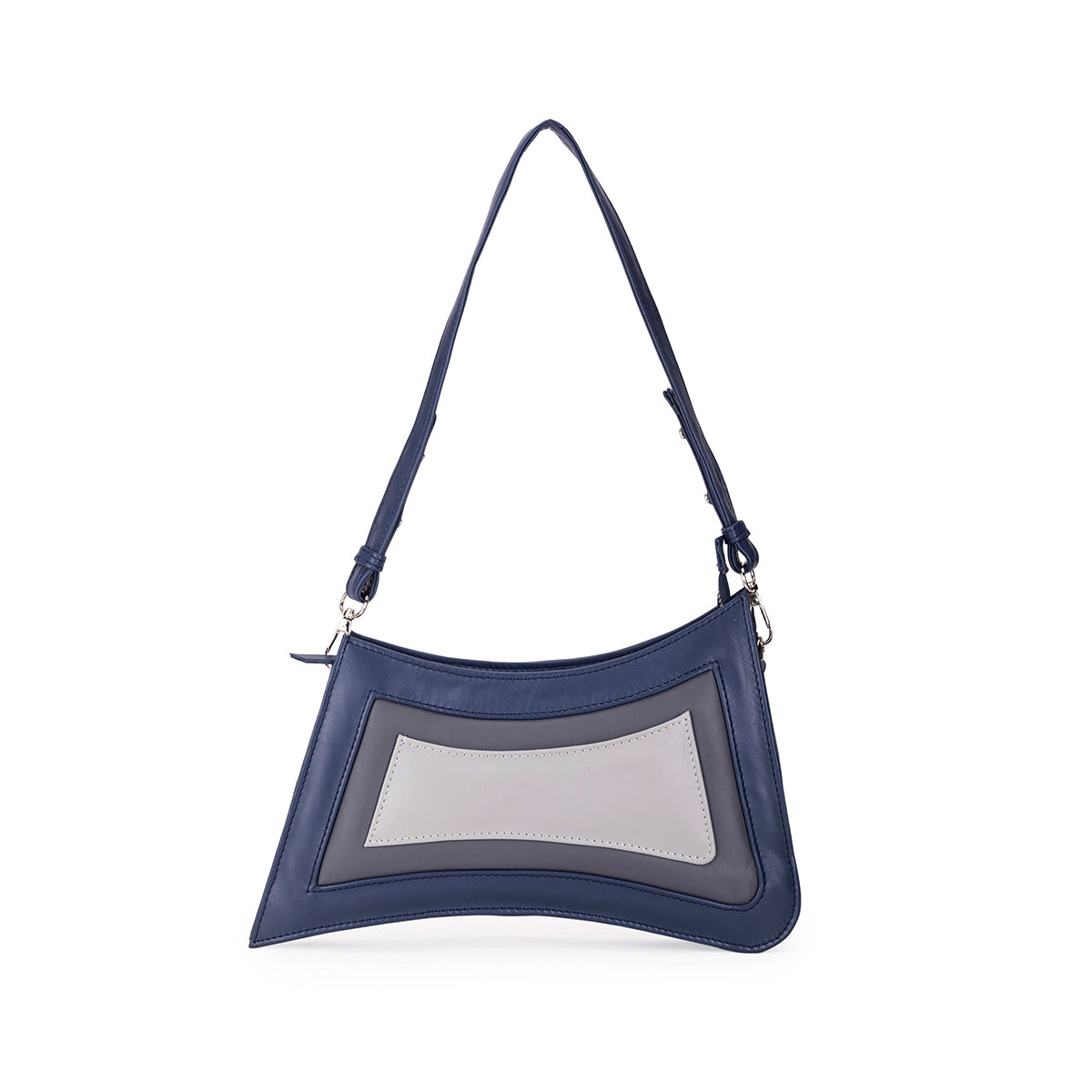 Abelardo Magma Asymmetrical Deep Blue Shoulder Bag ABELARDO DE MODA