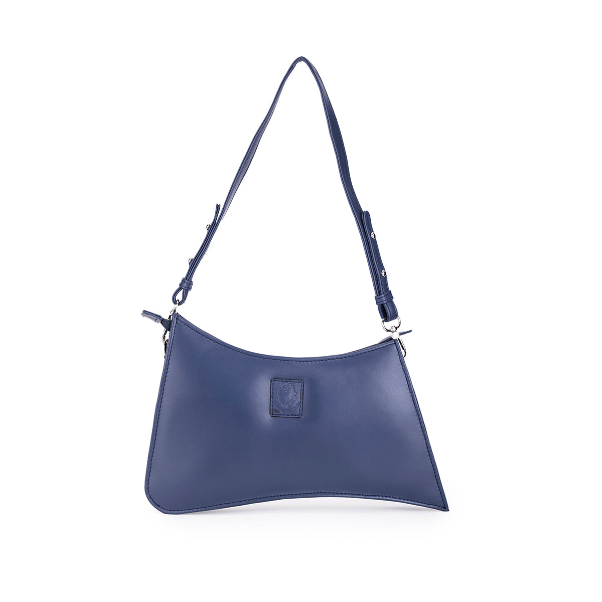 Abelardo Magma Asymmetrical Deep Blue Shoulder Bag ABELARDO DE MODA