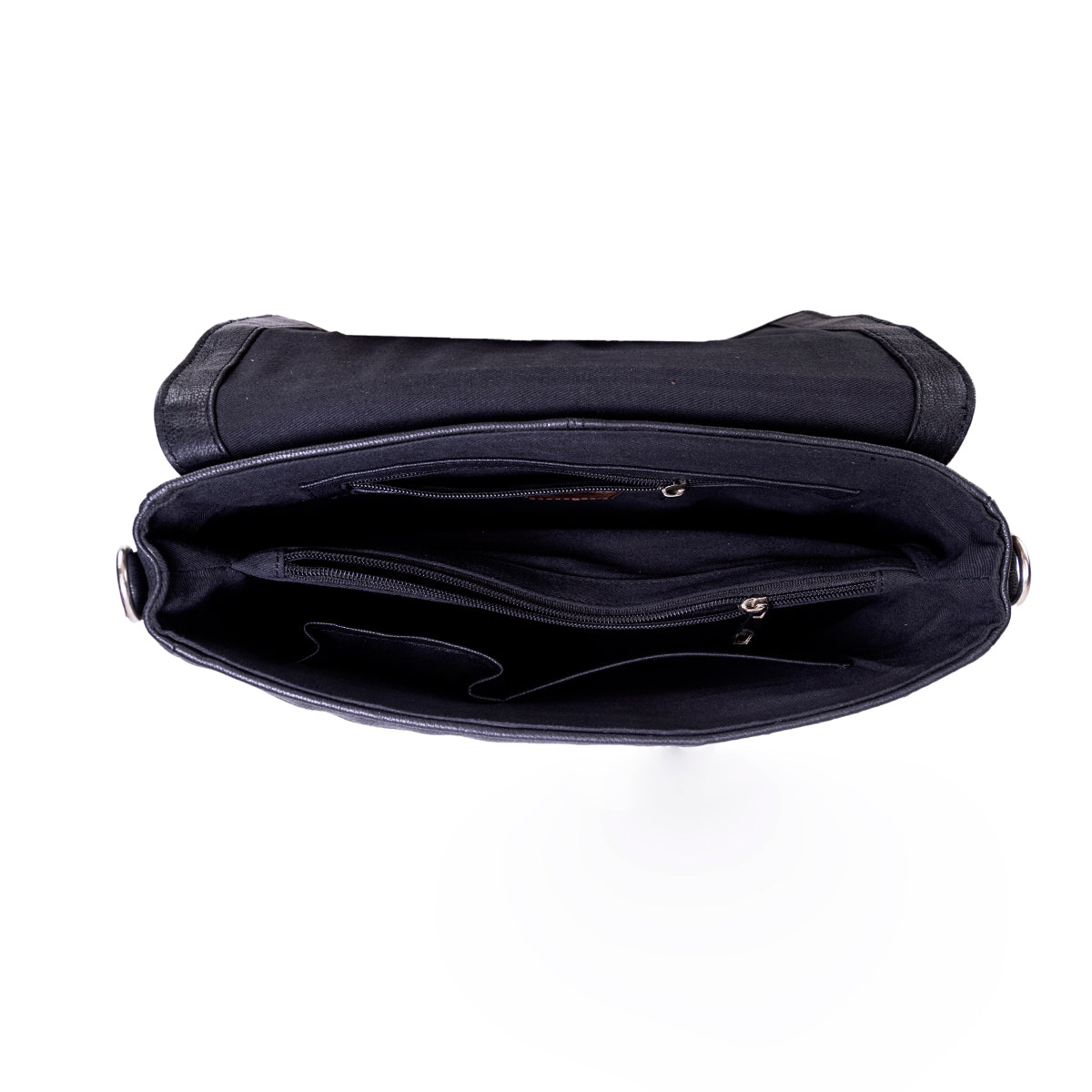 Abelardo Alexander Satchel Black Hand Bag ABELARDO DE MODA