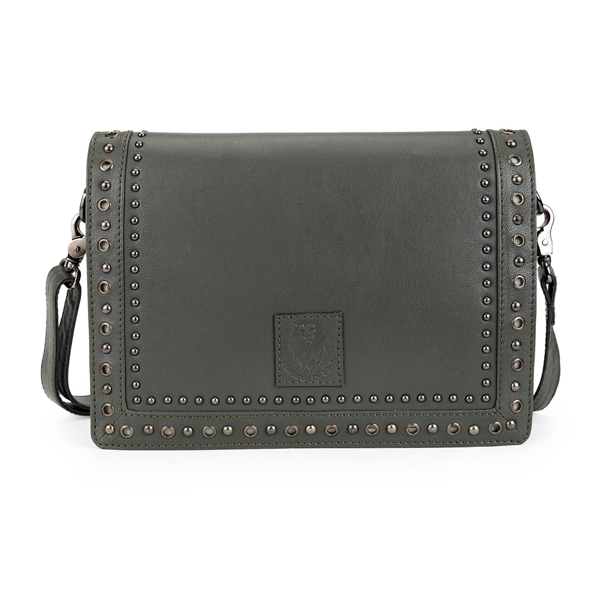 Abelardo Urban Grey Sling Bag With Detachable Strap ABELARDO DE MODA