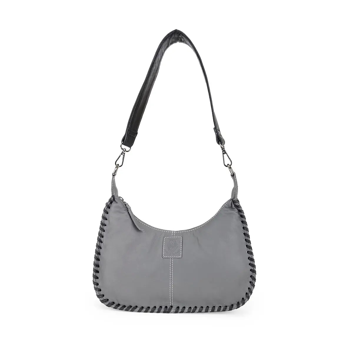 Abelardo Berlin Grey and Black Shoulder Bag Abelardo de moda