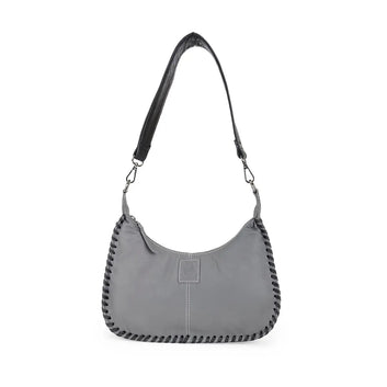 Abelardo Berlin Grey and Black Shoulder Bag Abelardo de moda